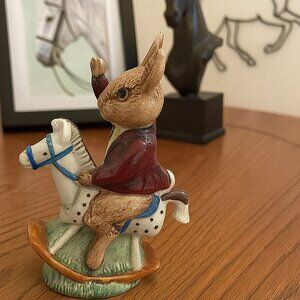 Royal Doulton Bunnykins “Tally Ho!” Figurine DB12 • Golden Jubilee 1984